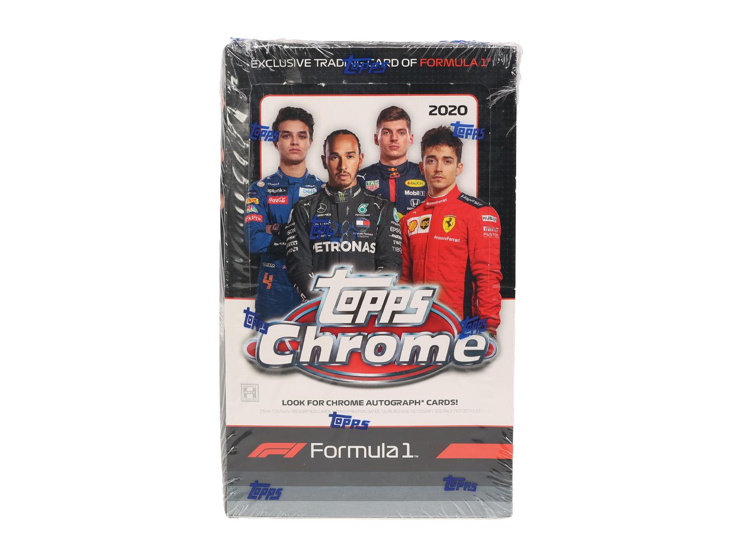 2020 Topps Chrome F1 Formula 1 Racing Hobby Box (Slightly Damaged