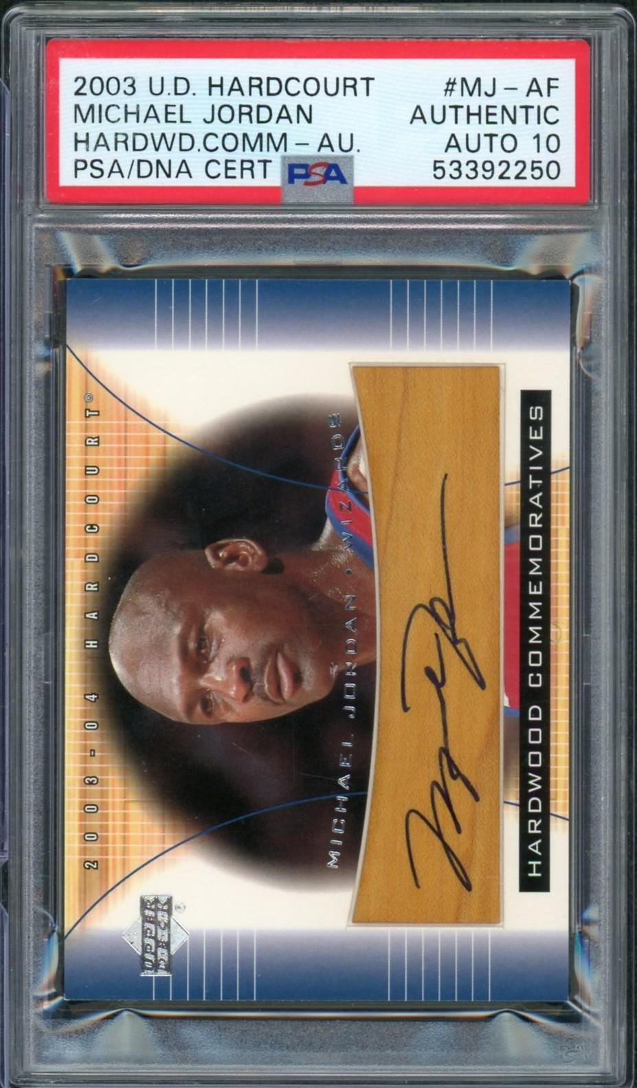 2003 Upper Deck Hardcourt Michael Jordan Hardwood Commemoratives