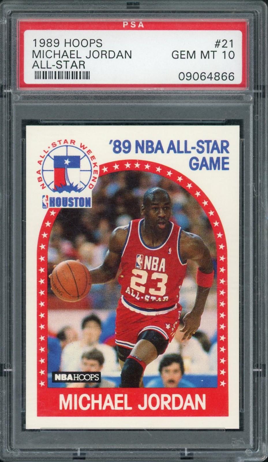 1989 NBA Hoops Michael Jordan All-Star #21 PSA 10 | DA Card World