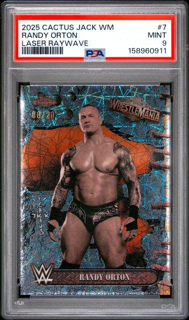 2025 Topps Chrome x Cactus Jack Wrestlemania Randy Orton Laser