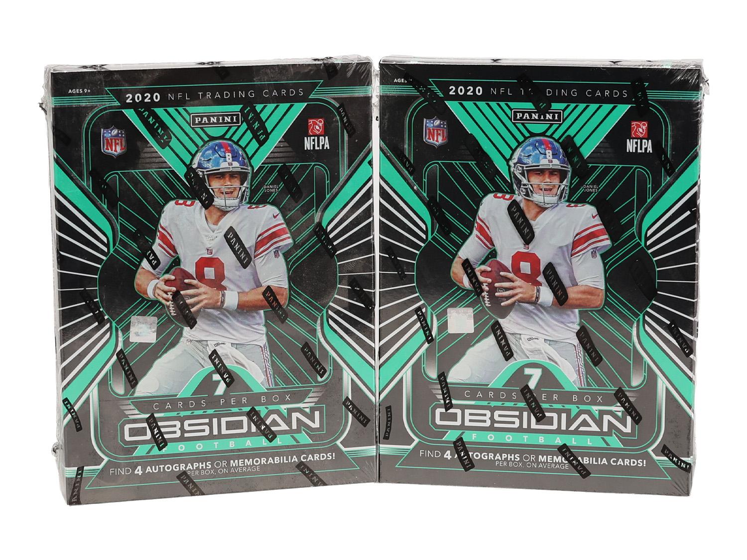 希少モデル! 美USED OBSIDIAN オブシディアン カートバック 2020 Panini Obsidian Football Hobby 2-Box 32-Spot Team Break #1