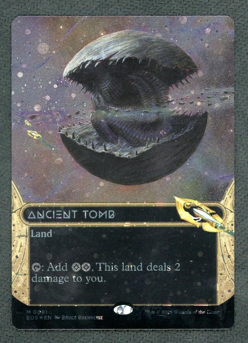 2025 Magic: The Gathering Ancient Tomb (Borderless) Galaxy Foil