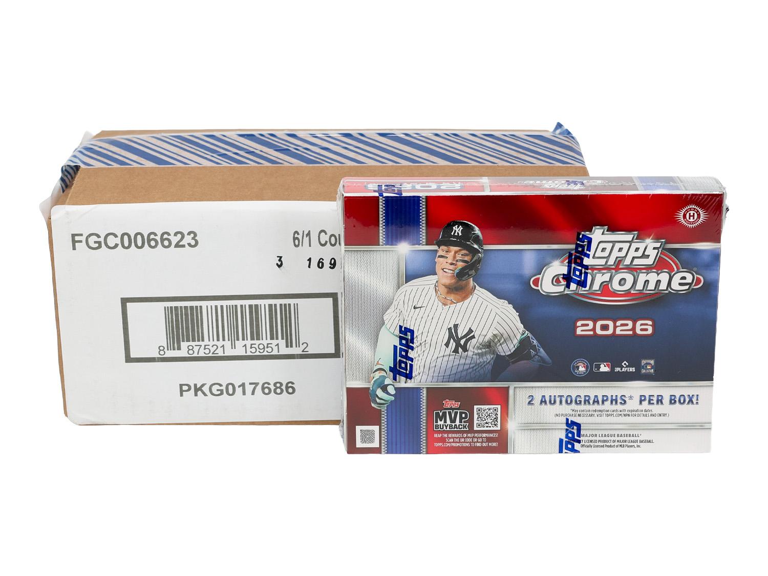 2026 Topps Chrome Baseball Delight 6-Box Case | DA Card World