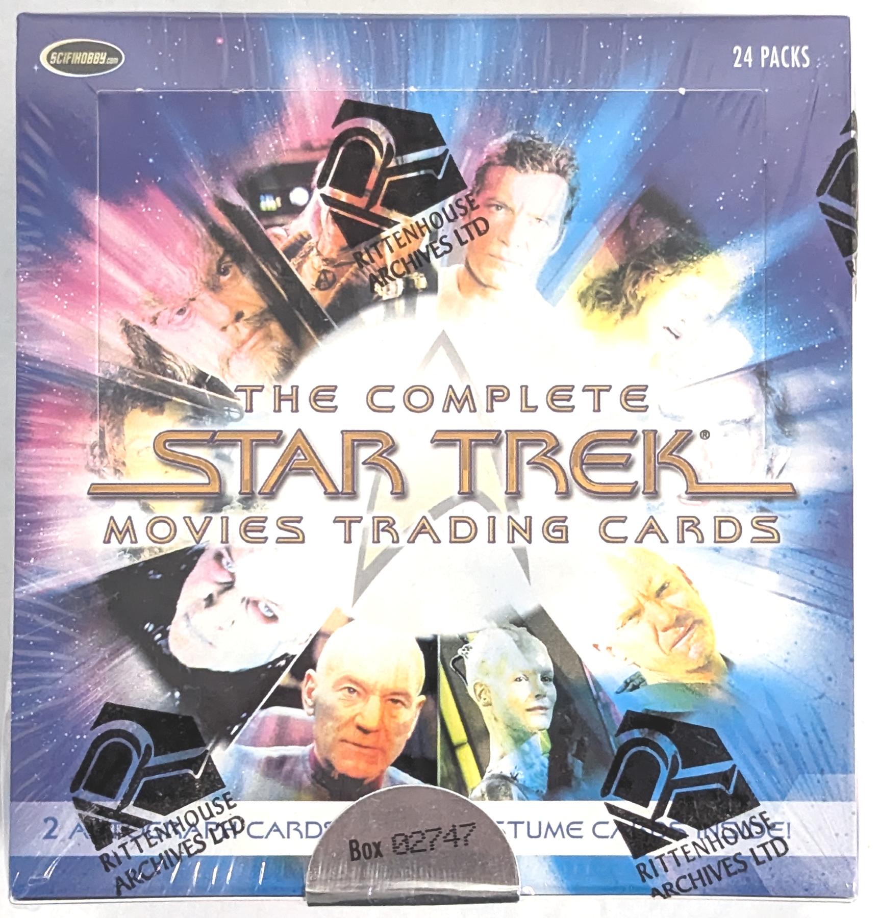 Star Trek The Complete Movie Trading Cards Box (2007 Rittenhouse