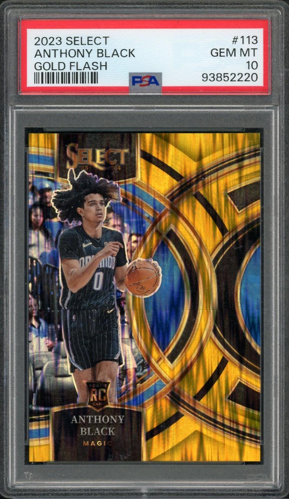 2023-24 Panini Select Anthony Black Gold Flash Premier Level #113