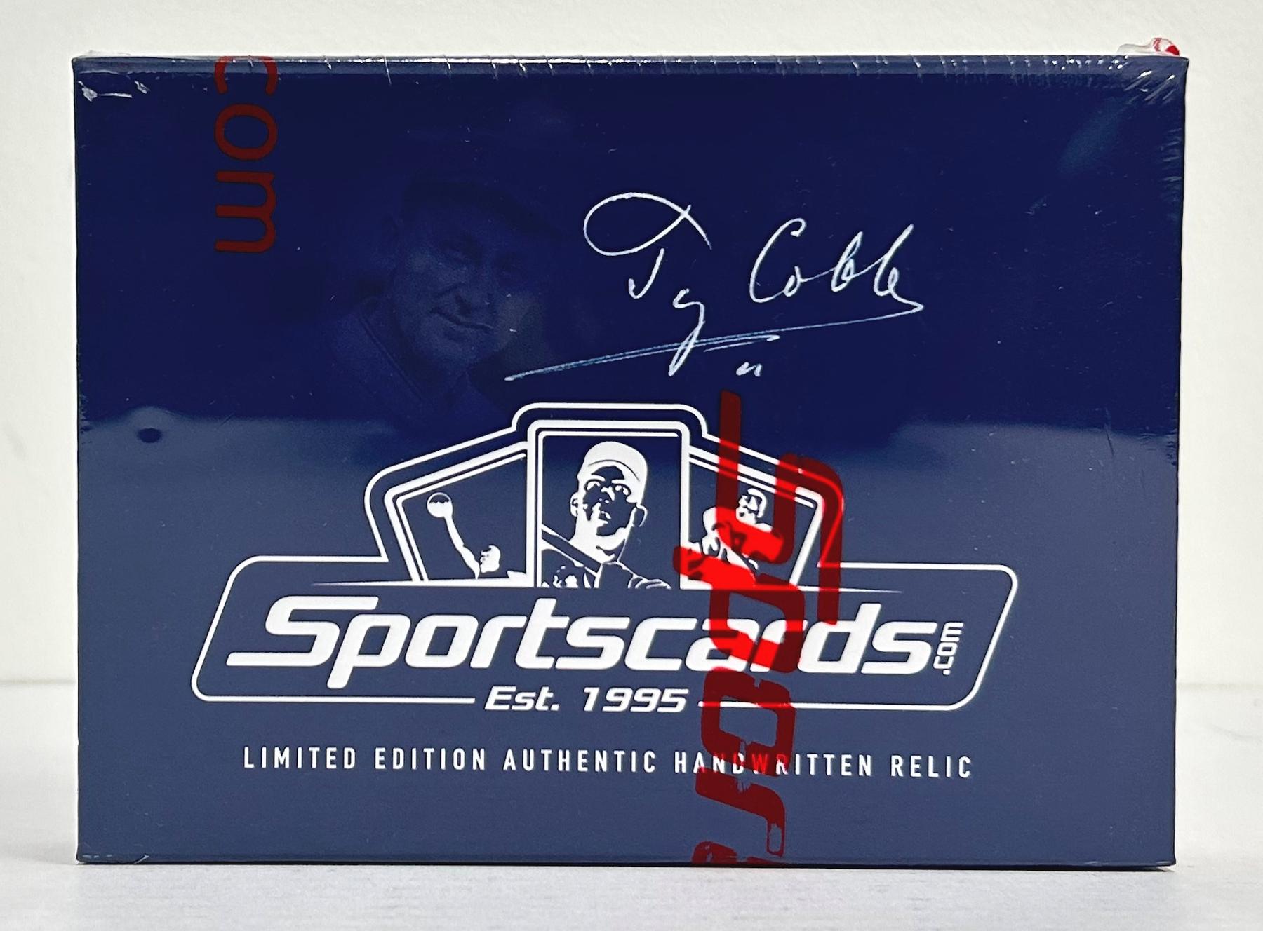 タレントカード RT-1730494916 2019 Sportscards.com A Word From Ty Cobb Hobby Box (Reed Buy) | DA