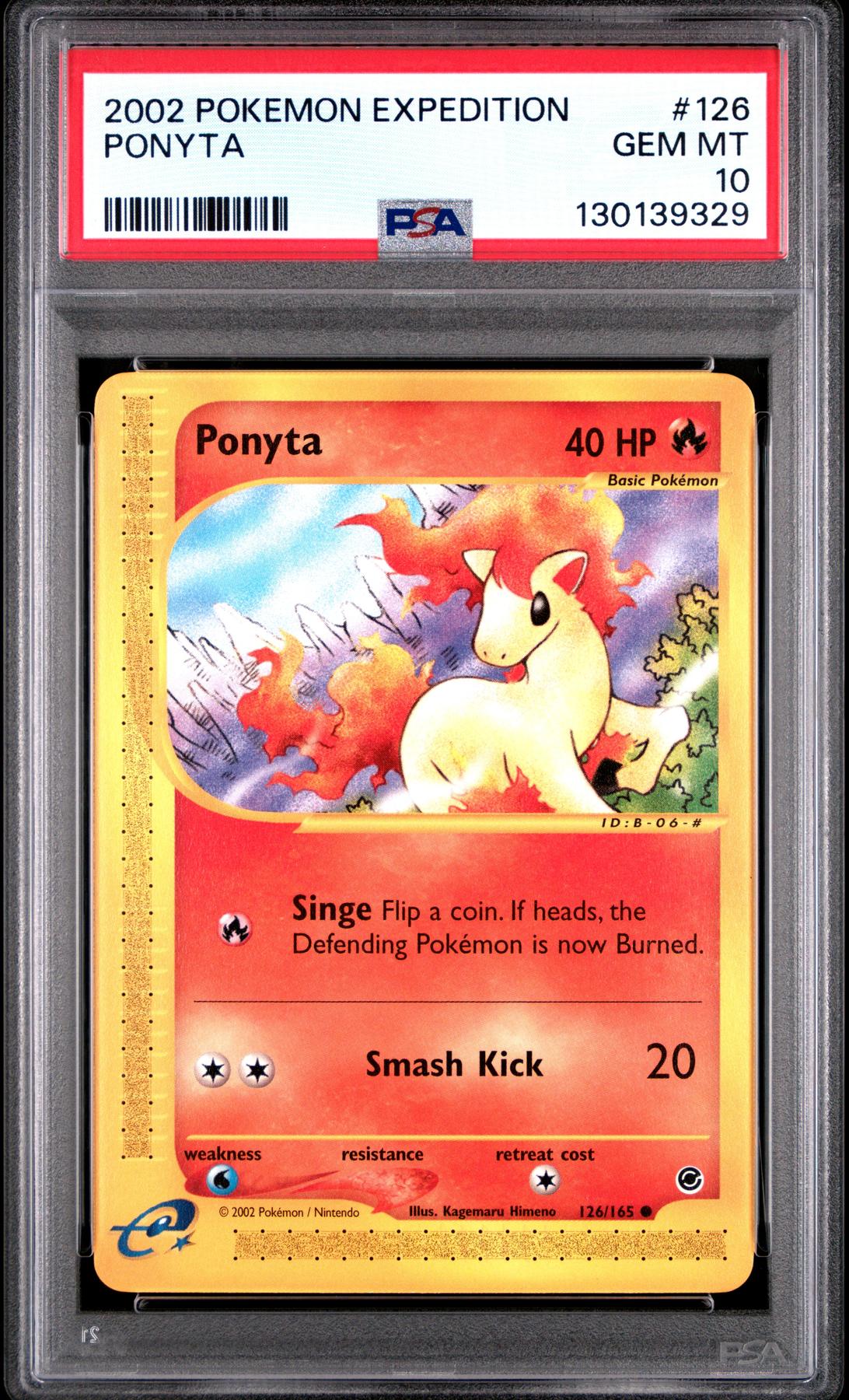 Pokemon Expedition Ponyta 126/165 PSA 10 GEM MINT | DA Card World