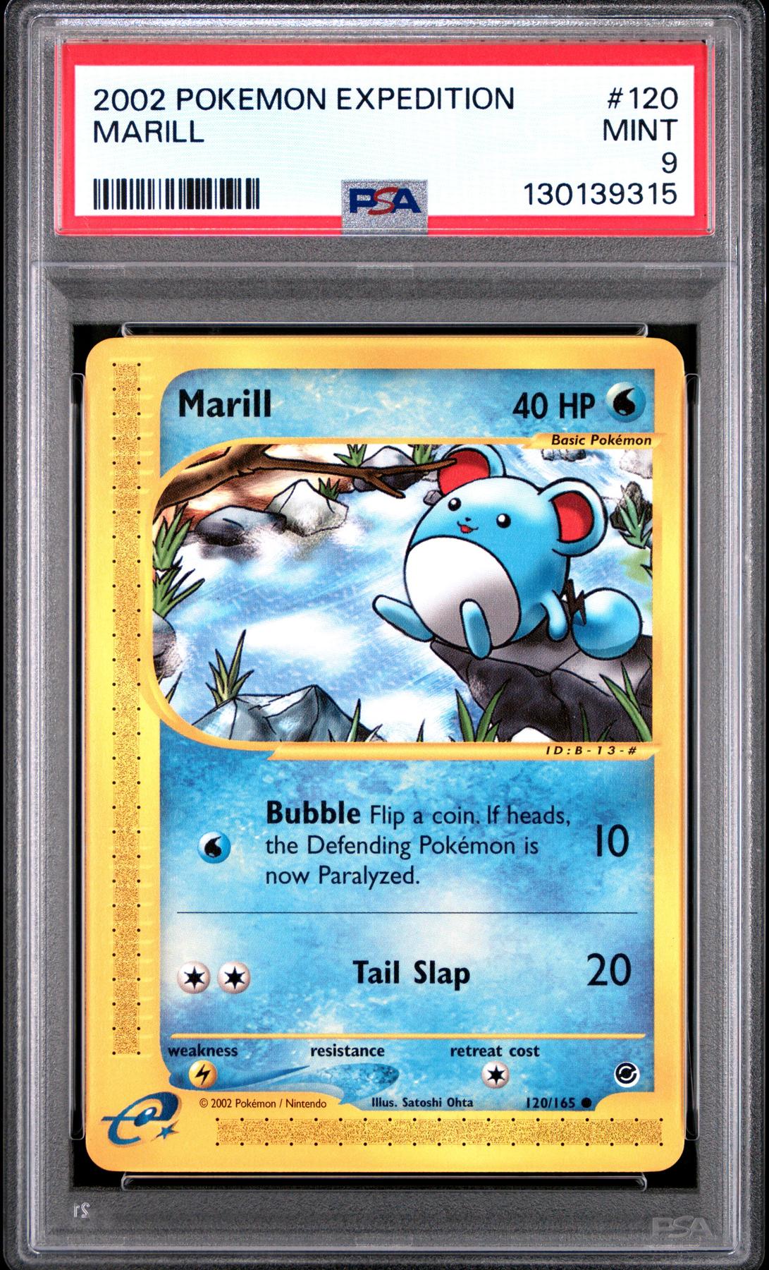 Pokemon Expedition Marill 120/165 PSA 9 | DA Card World