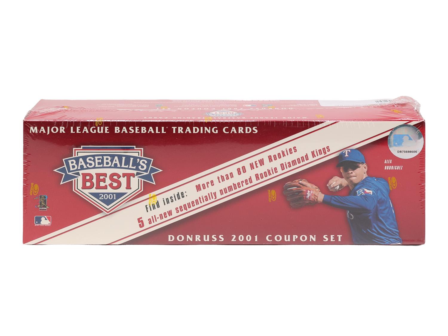 2001 Donruss　MLBボブルヘッド人形　全22体フルコンプ　カード付 2001 Donruss Baseball's Best Silver Baseball Factory Set (Box