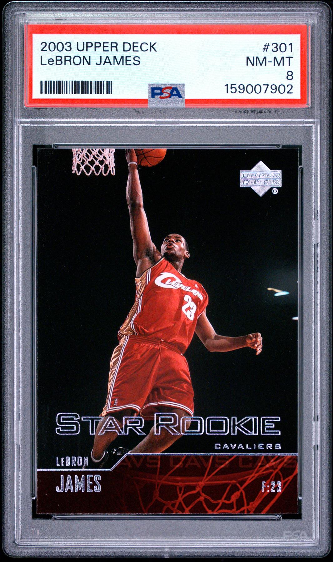 その他 UD Lebron James rookie card 301 2003 Upper Deck LeBron James Rookie #301 PSA 8 | DA Card World