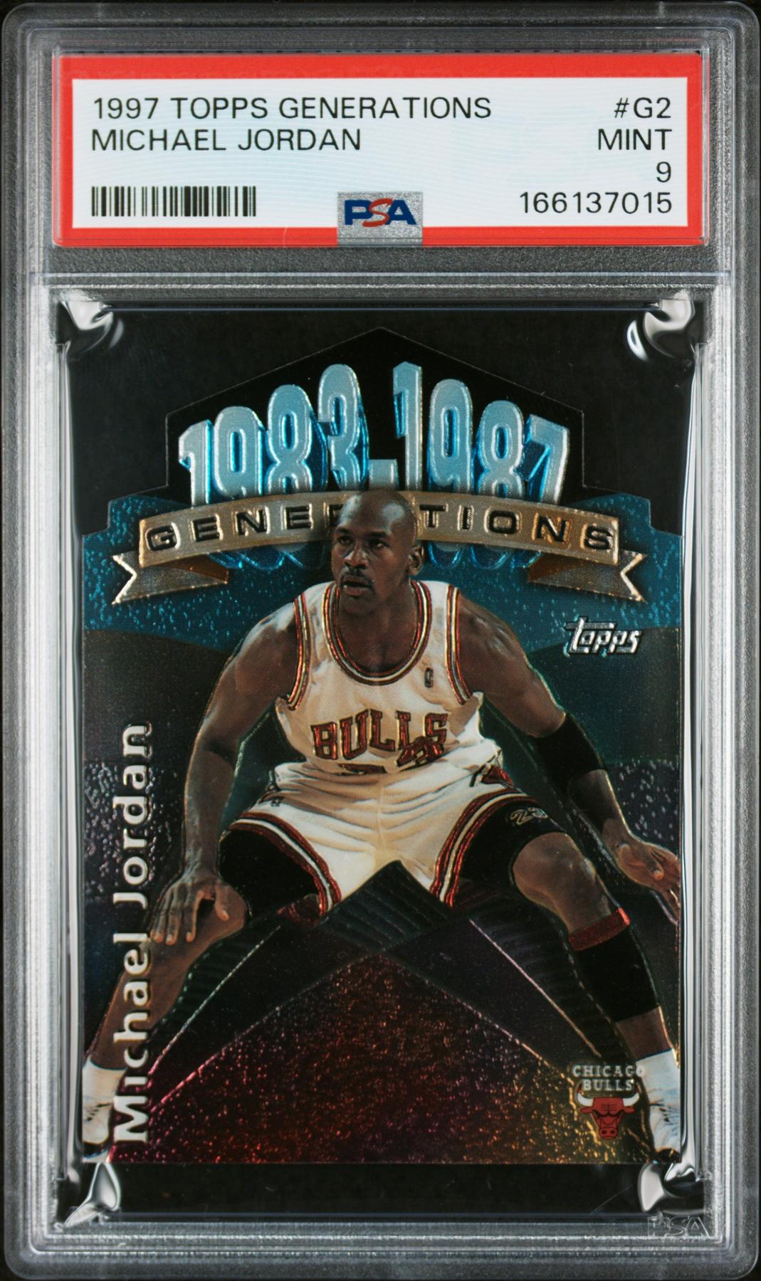1997 Topps Generations Michael Jordan #G2 PSA 9 | DA Card World
