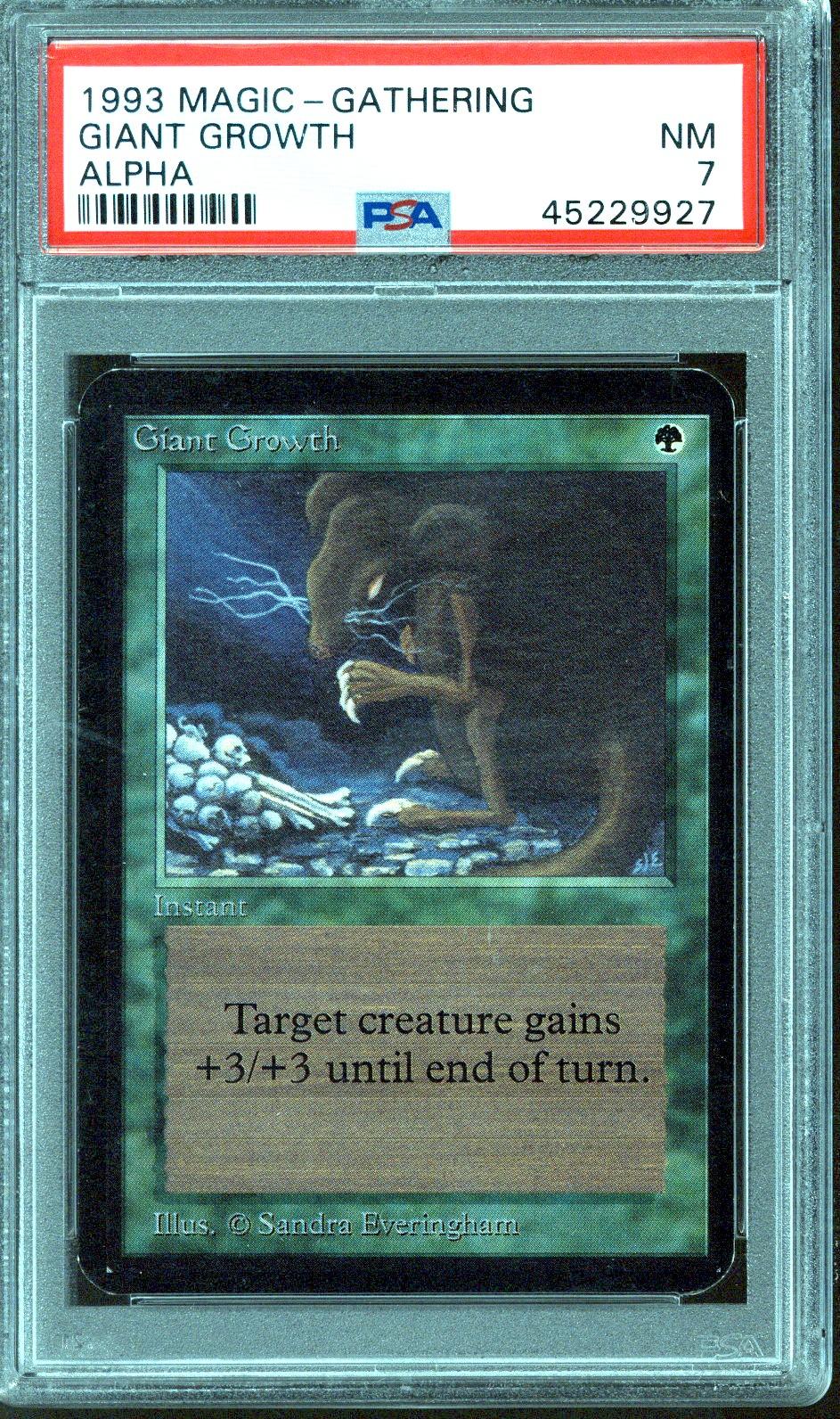 Magic the Gathering Alpha Giant Growth PSA 7 | DA Card World