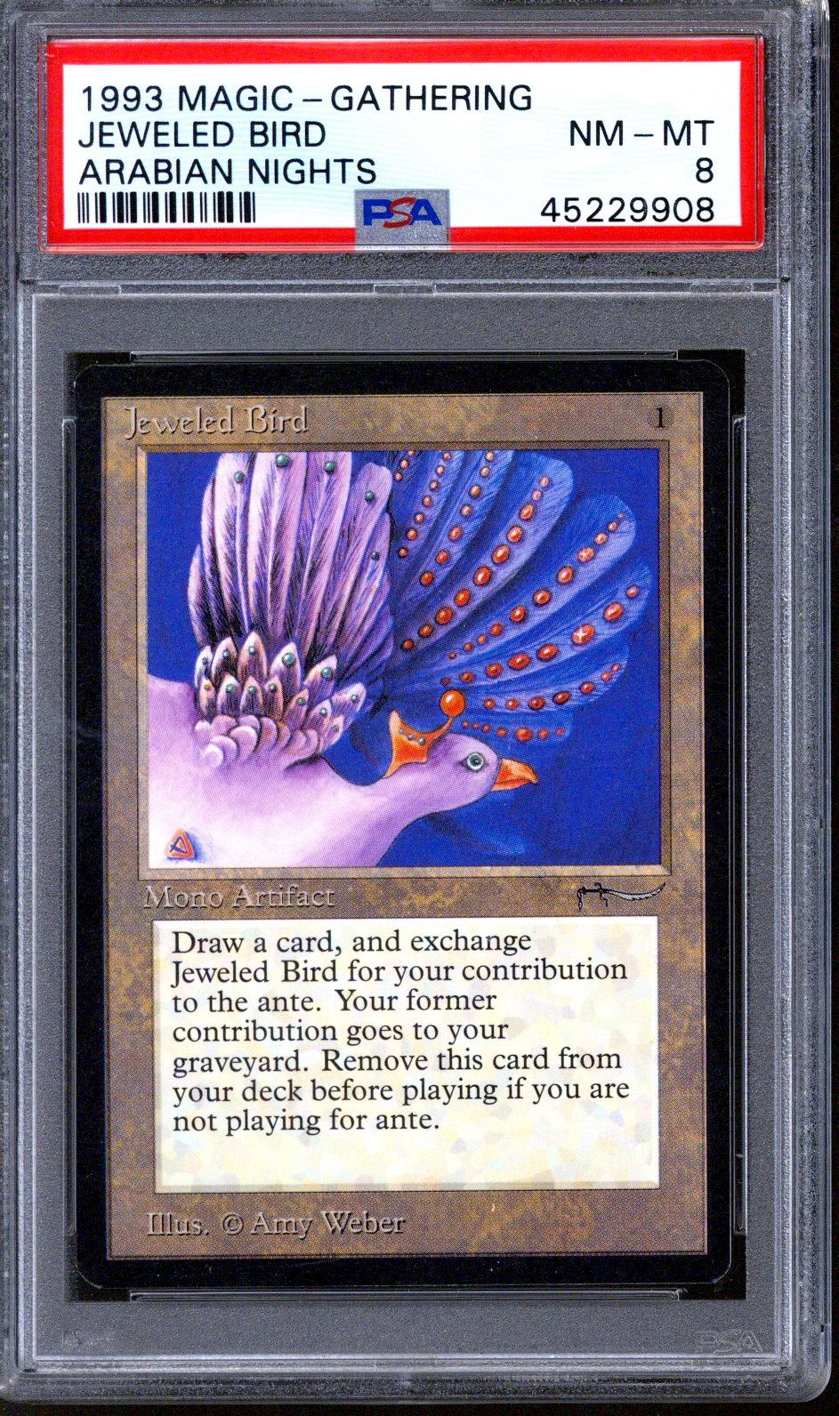 Magic the Gathering Arabian Nights Jeweled Bird PSA 8 DA Card World