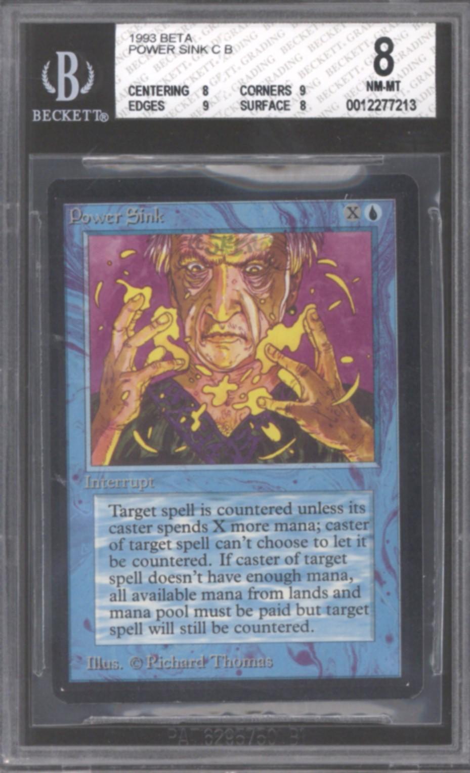 Magic The Gathering Beta Power Sink Bgs 8 8 9 9 8 Da Card World