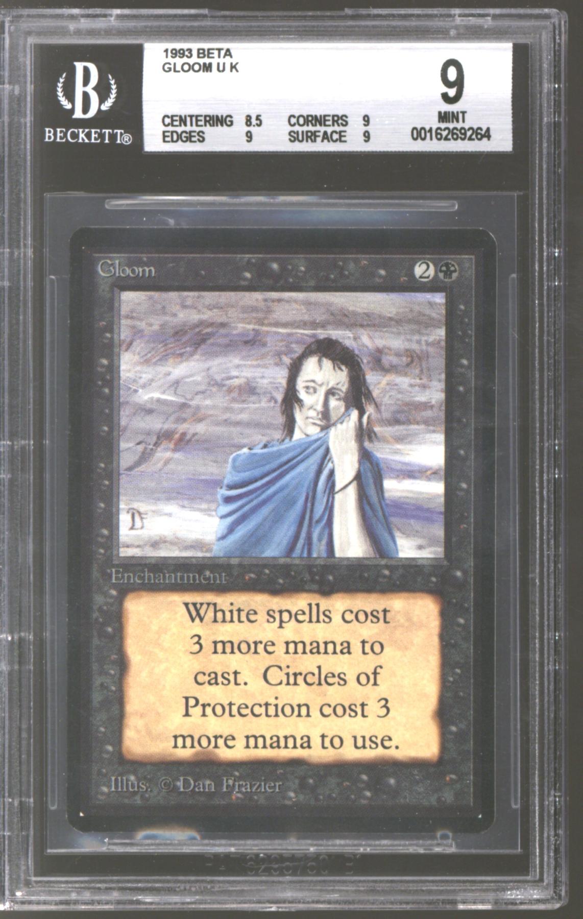 Magic the Gathering Beta Gloom BGS 9 (8.5, 9, 9, 9) | DA Card World