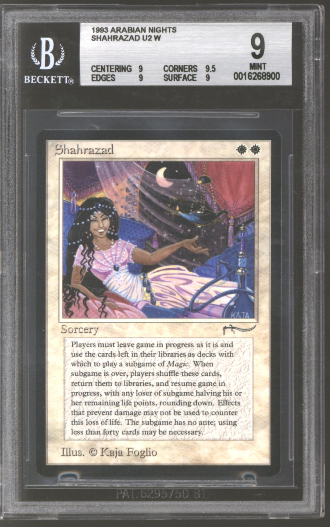 Magic the Gathering Arabian Nights Shahrazad BGS 9 (9, 9.5, 9, 9) | DA ...