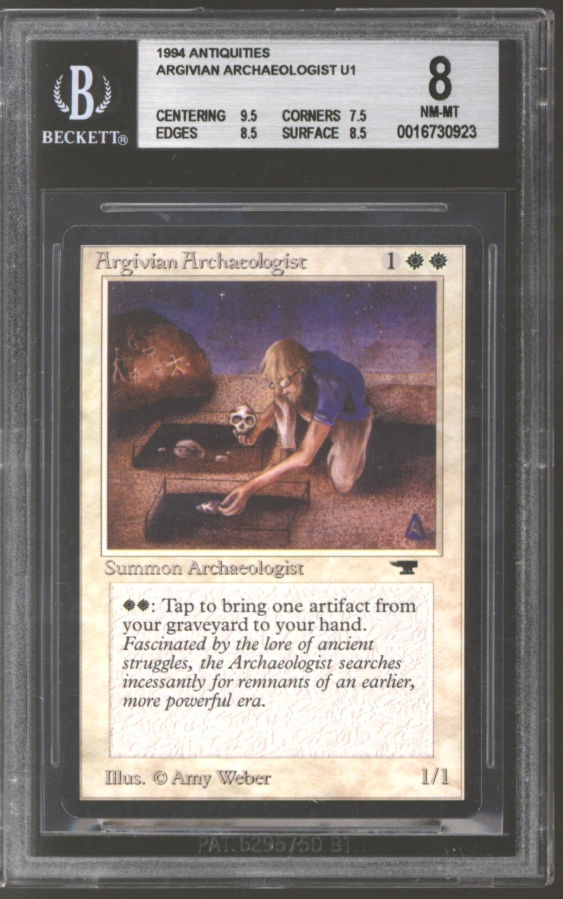 Magic the Gathering Antiquities Argivian Archaeologist BGS 8