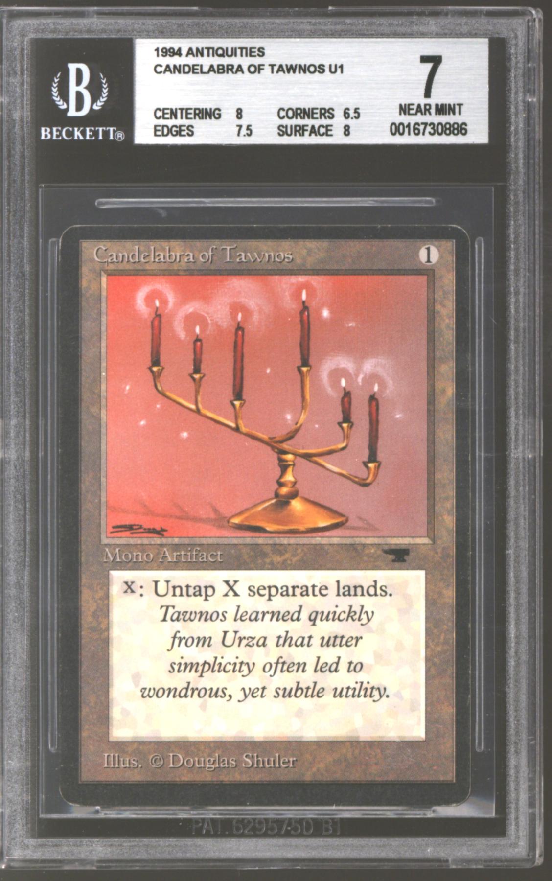 Magic the Gathering Antiquities Candelabra of Tawnos BGS 7 (8, 6.5, 7.5 ...