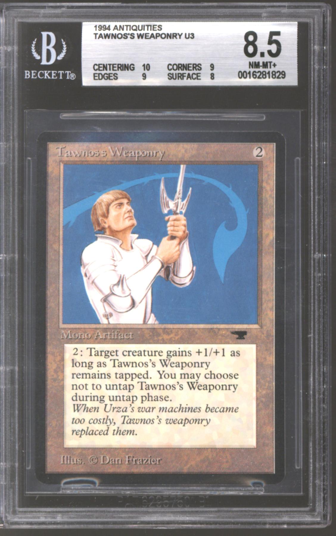 Magic the Gathering Antiquities Tawnos's Weaponry BGS 8.5 (10, 9, 9, 8 ...