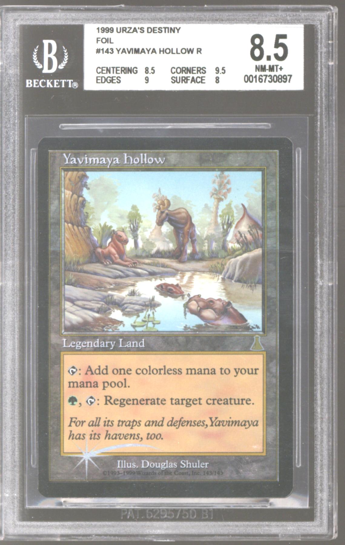 Magic the Gathering Urza's Destiny FOIL Yavimaya Hollow BGS