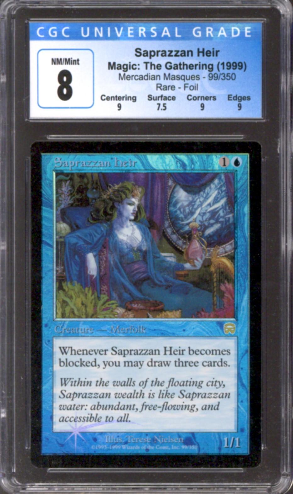 Magic the Gathering Mercadian Masques FOIL Saprazzan Heir 99