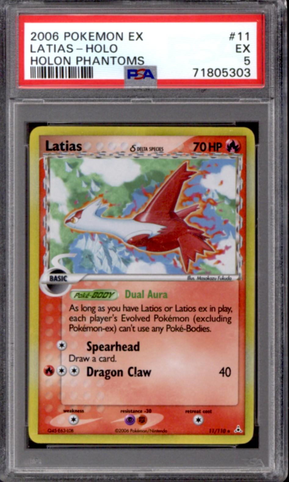 Pokemon EX Holon Phantoms Latias 11/110 PSA 5 | DA Card World