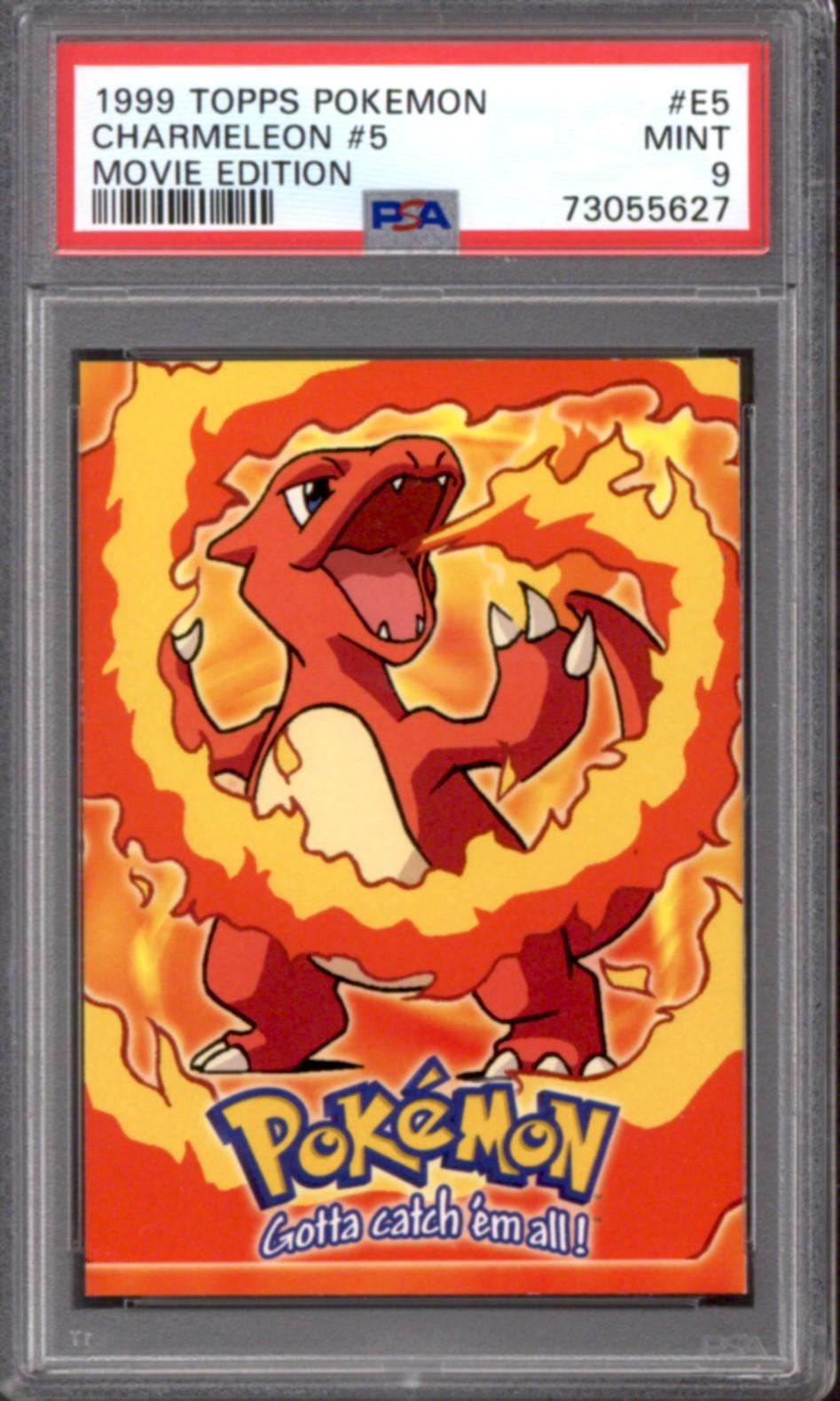 Pokemon Topps Movie Edition Charmeleon #5 E5/12 PSA 9 | DA Card World