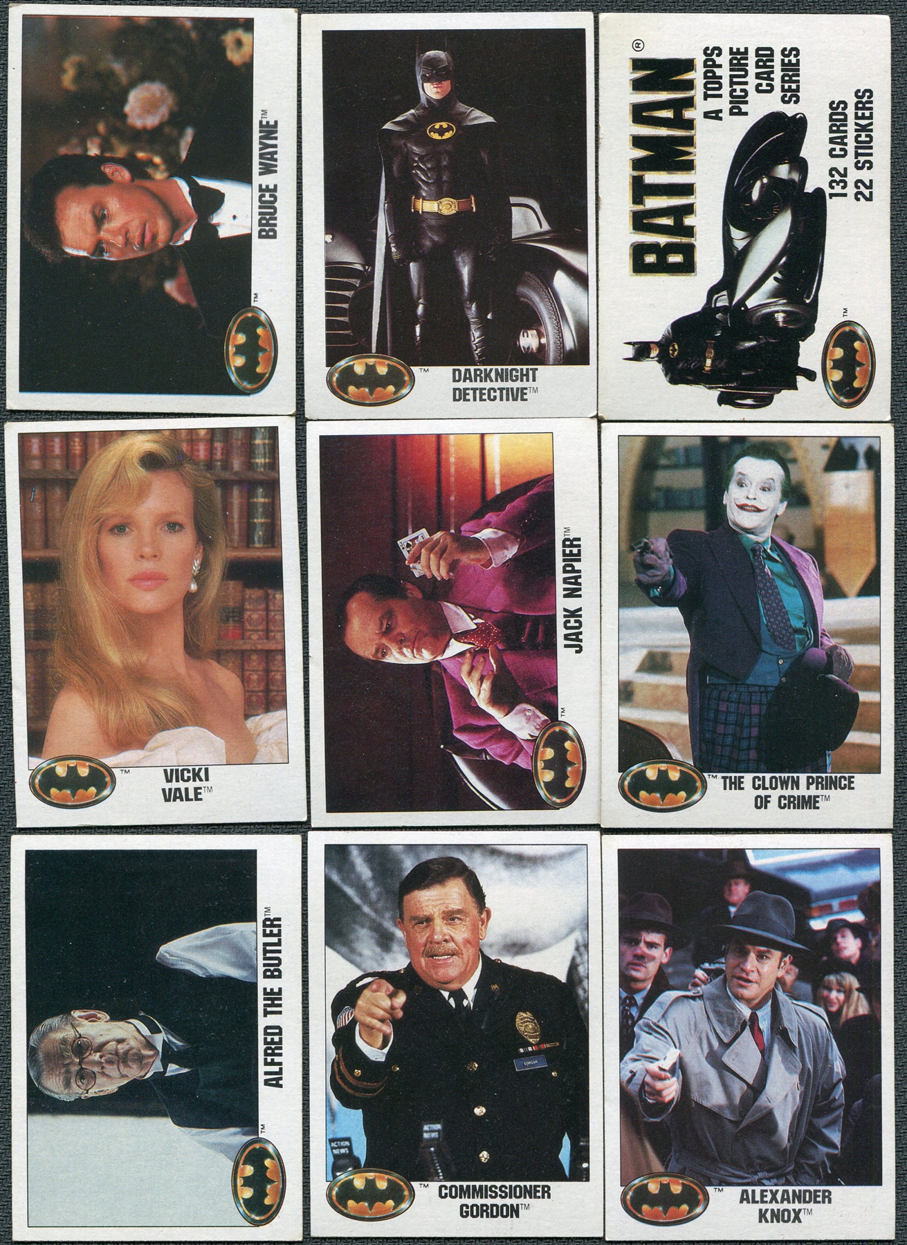 Batman Movie Series 1 Trading Card Set (1989 Topps) | DA Card World