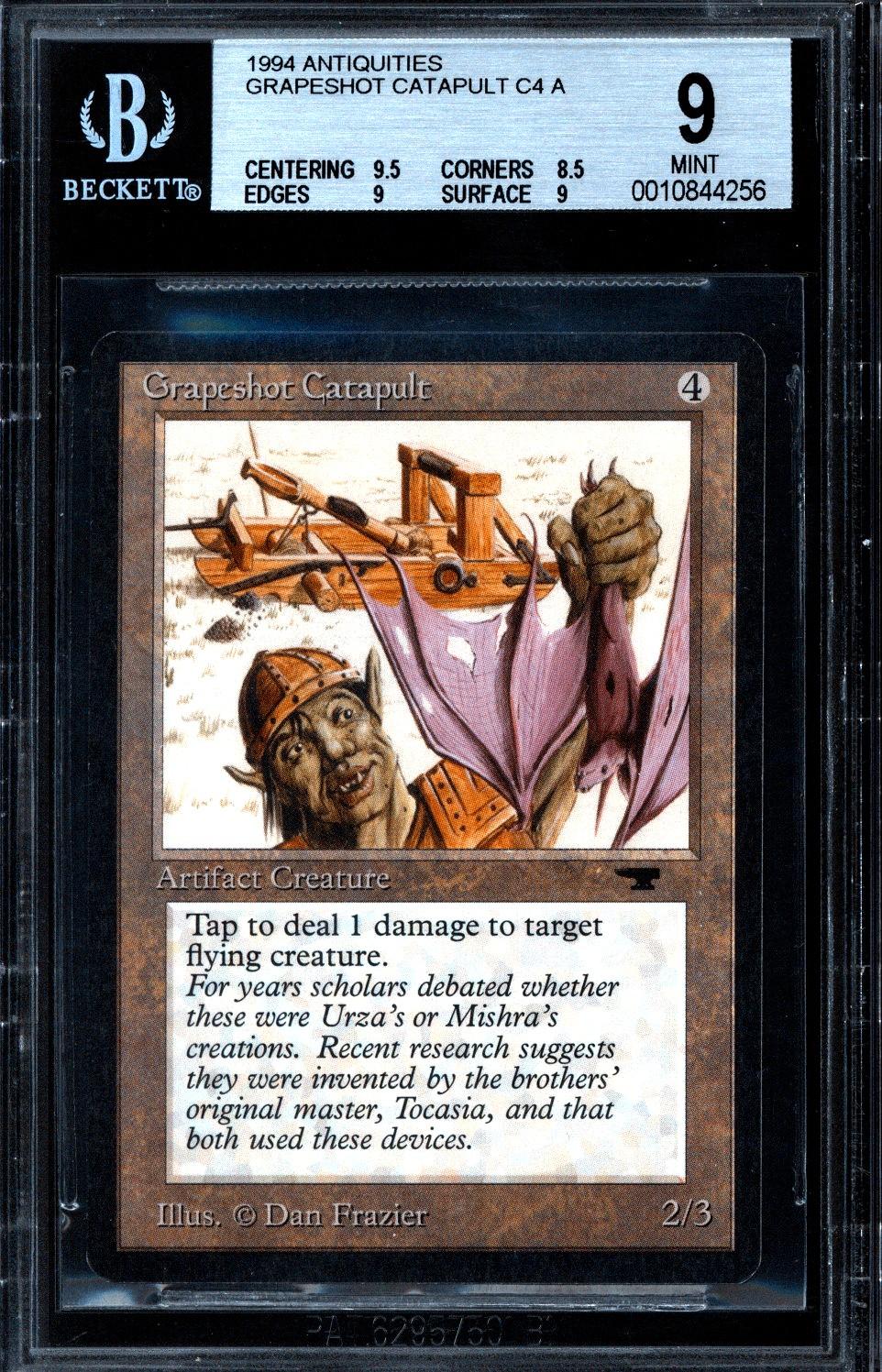 Magic the Gathering Antiquities Grapeshot Catapult BGS 9 (9.5, 8.5, 9