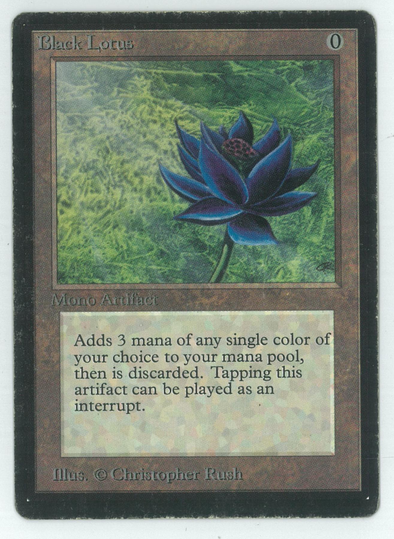 MTG Beta Black Lotus MODERATE PLAY (VG/EX) MAGIC eBay