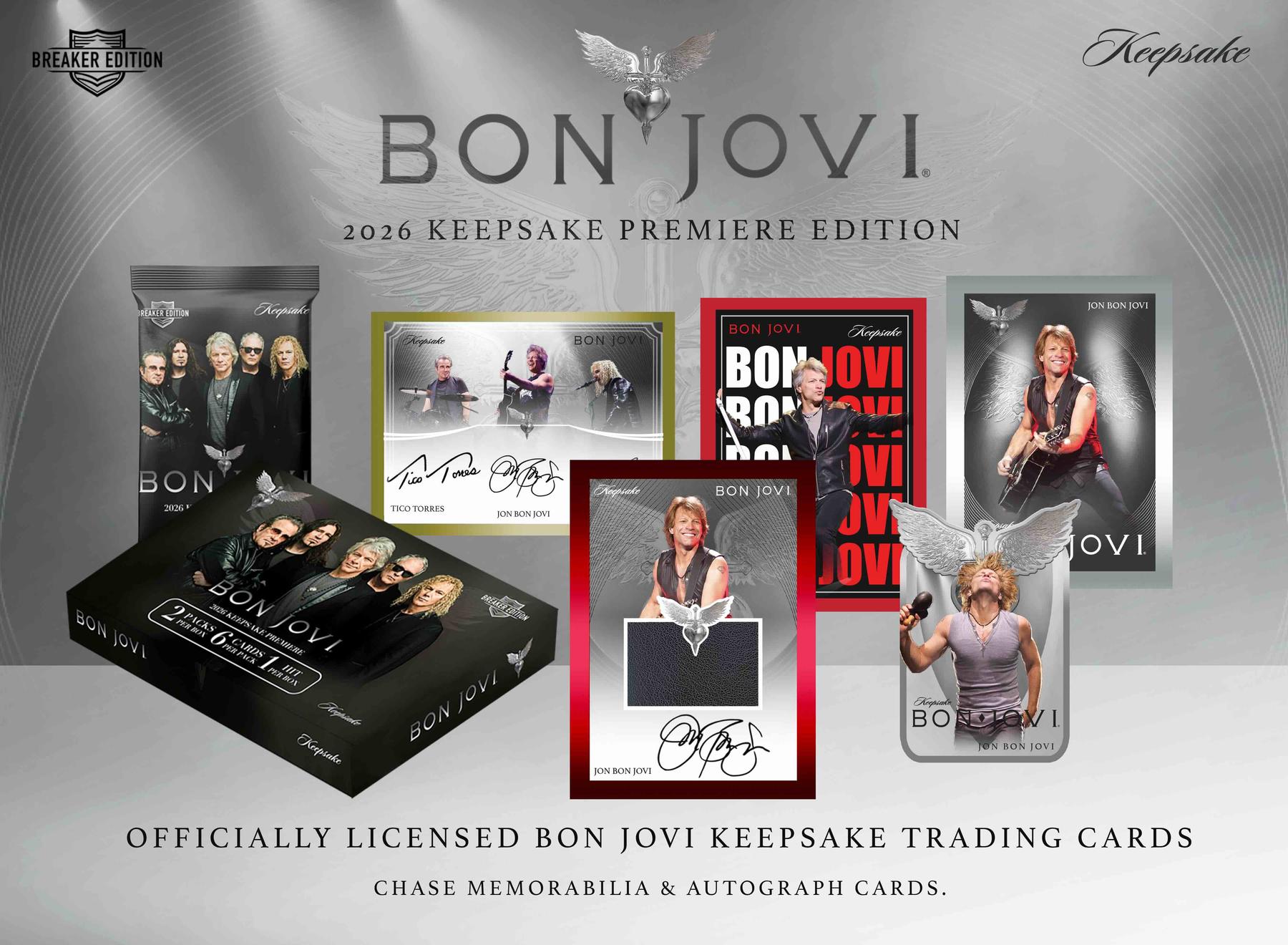 2026 Keepsake Bon Jovi Premiere Breaker Box (Presell) | DA Card World