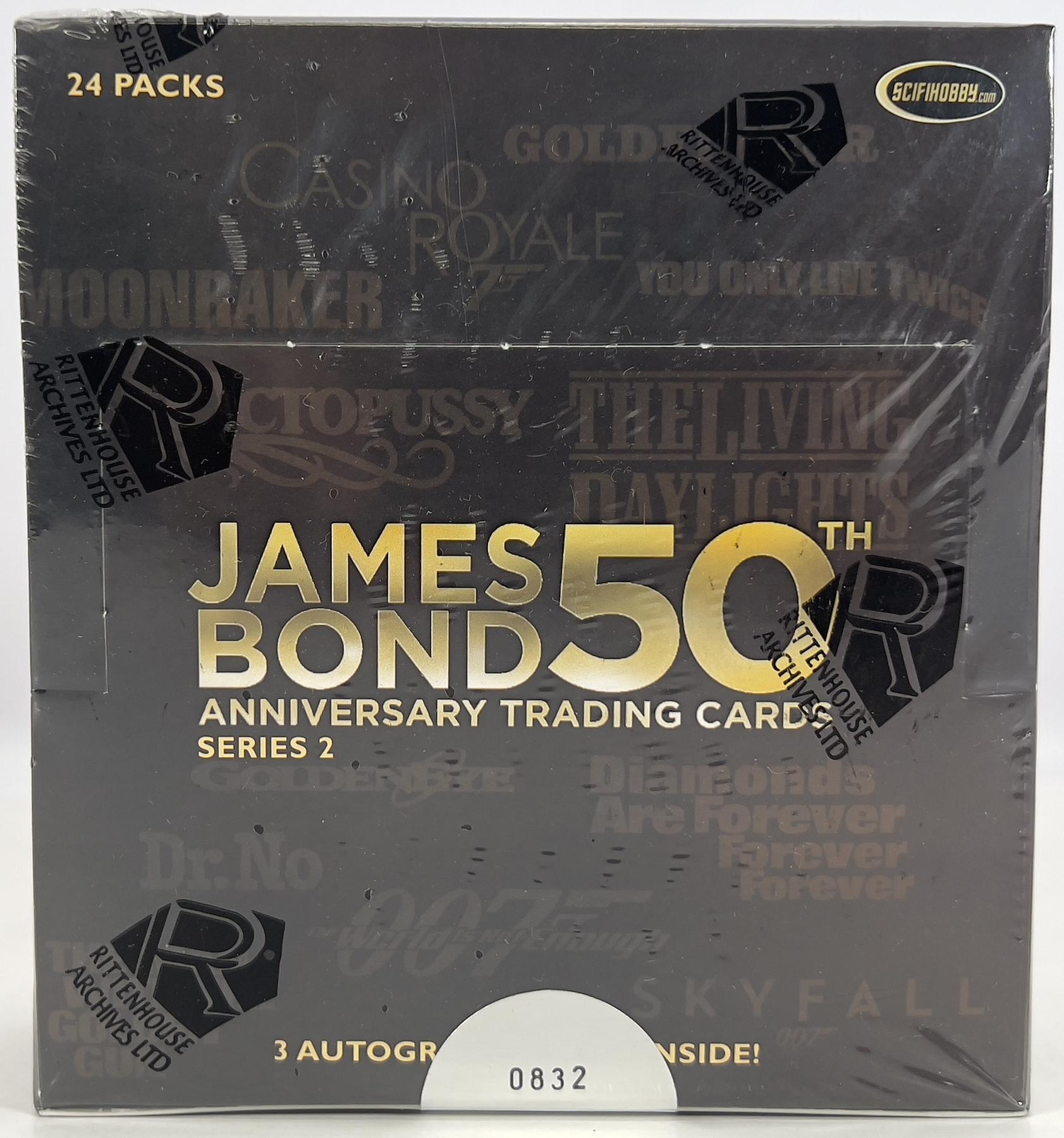 James Bond 50th Anniversary Series 2 Trading Cards Box Rittenhouse 2012 Da Card World