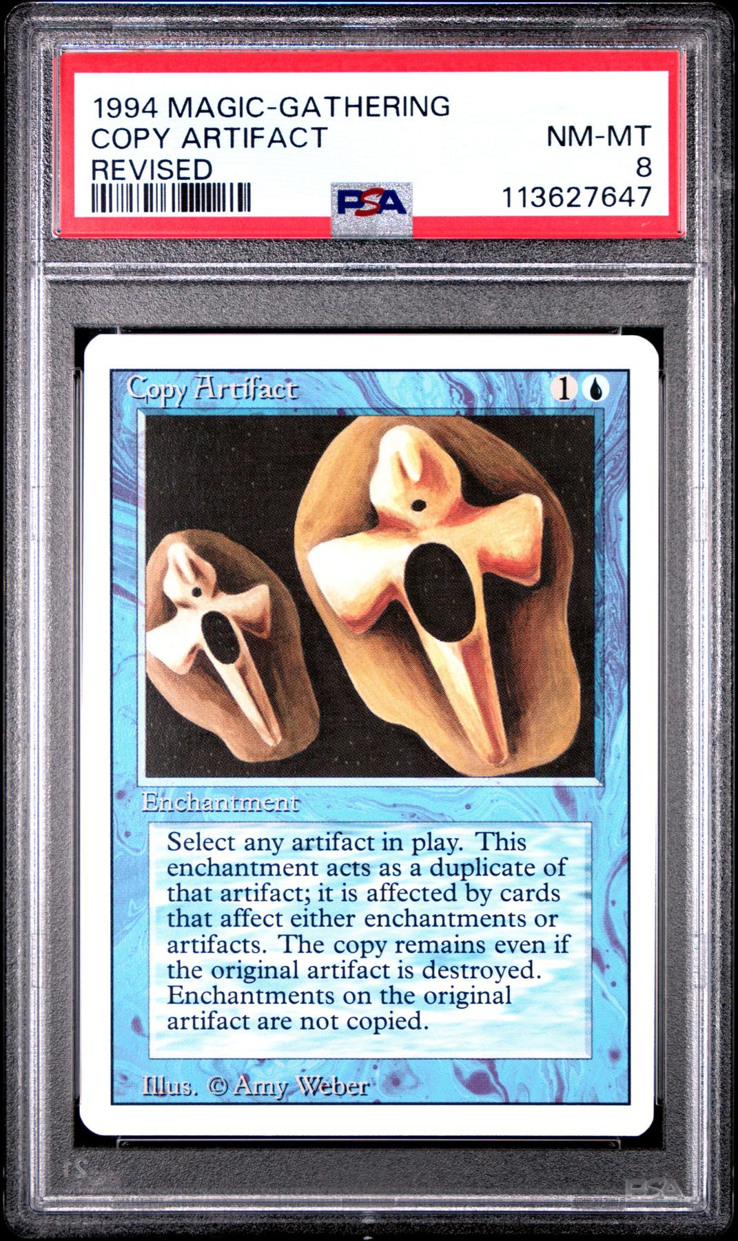 Magic the Gathering 3rd Edition Revised Copy Artifact PSA 8 NEAR