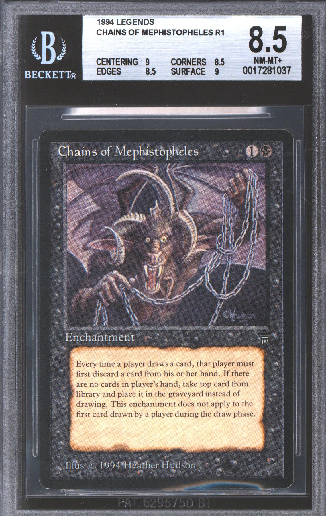 Magic the Gathering Legends Chains of Mephistopheles BGS 8.5 (9