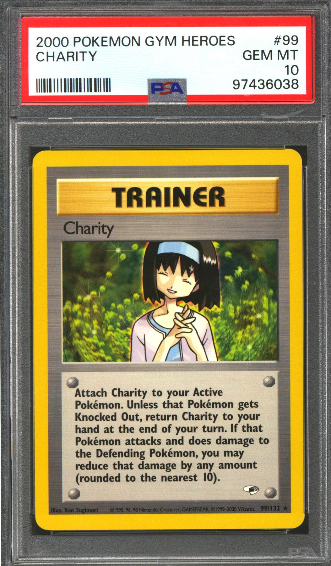Pokemon Gym Heroes Charity 99/132 PSA 10 GEM MINT | DA Card World