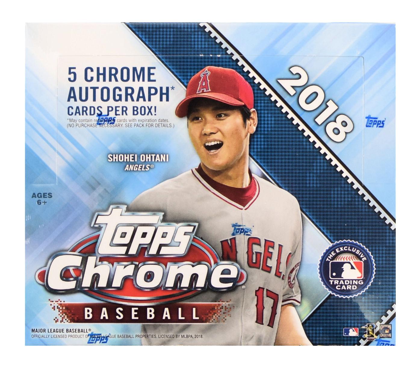 2018 Topps Chrome Baseball Hobby Jumbo Box | DA Card World