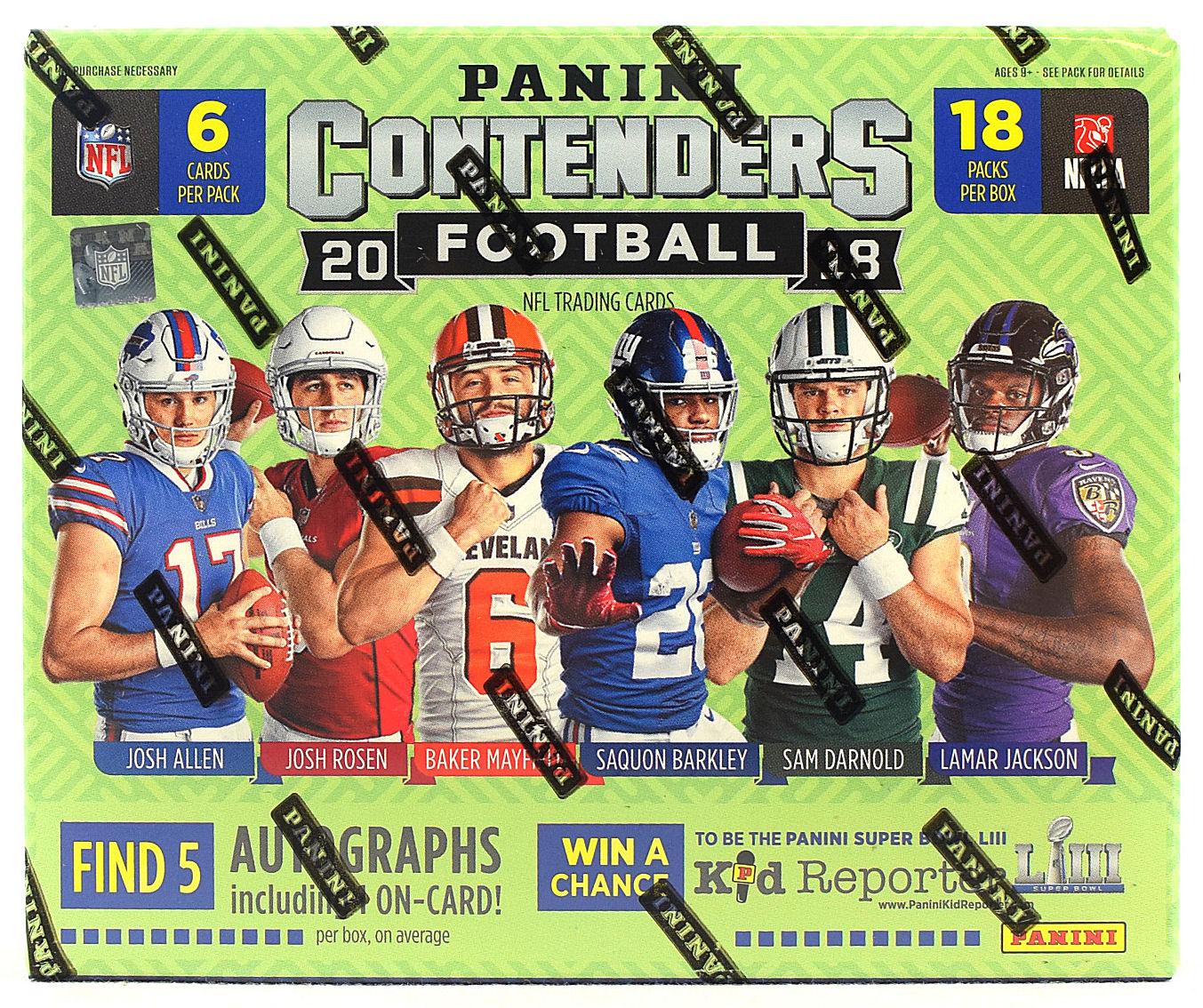 2018 PANINI CONTENDERS FOOTBALL