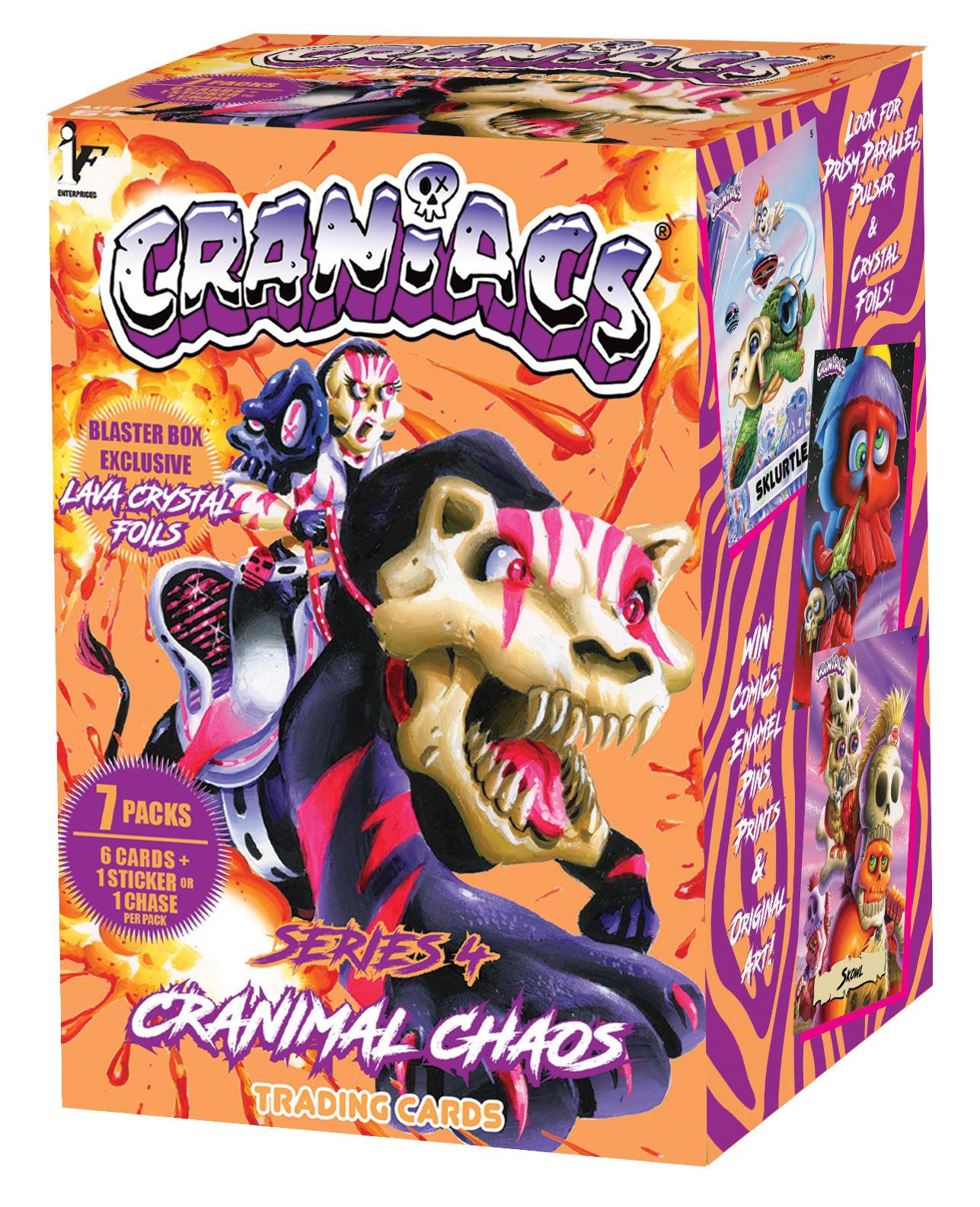 Craniacs Trading Cards Series 4 Cranimal Chaos Blaster Box