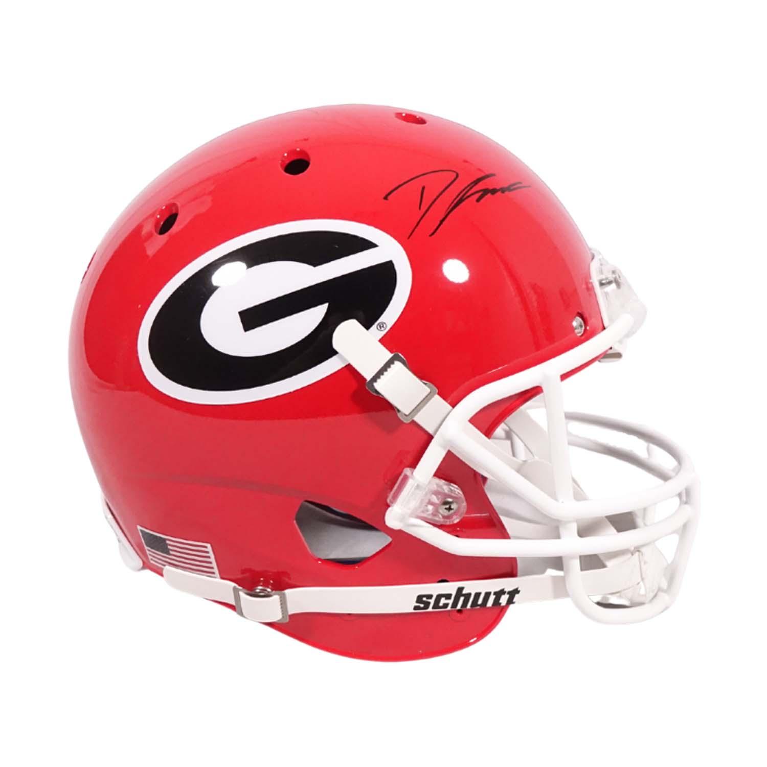 D Andre Swift Autographed University Of Georgia College Football Helmet