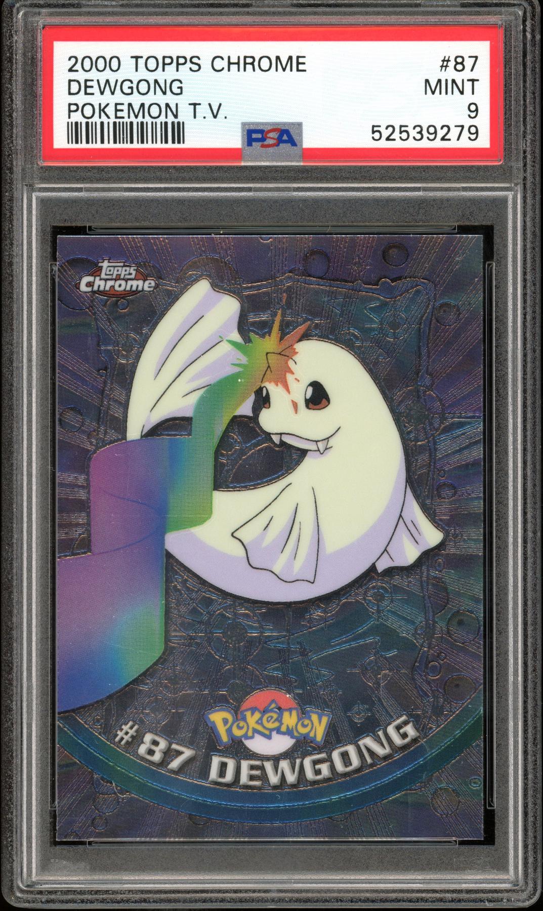 Pokemon Topps Chrome Dewgong 87 Psa 9 Da Card World