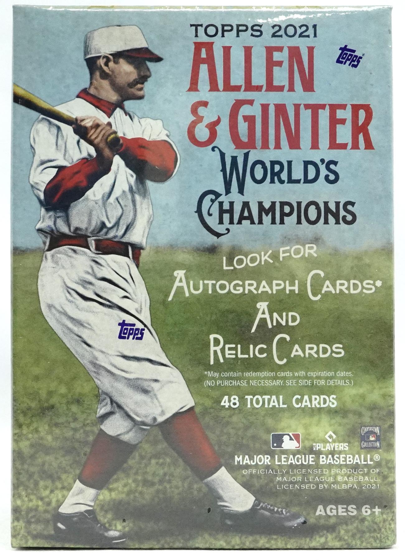 2021 Topps Allen & Ginter Baseball 24 Pack Retail 8 Box Case