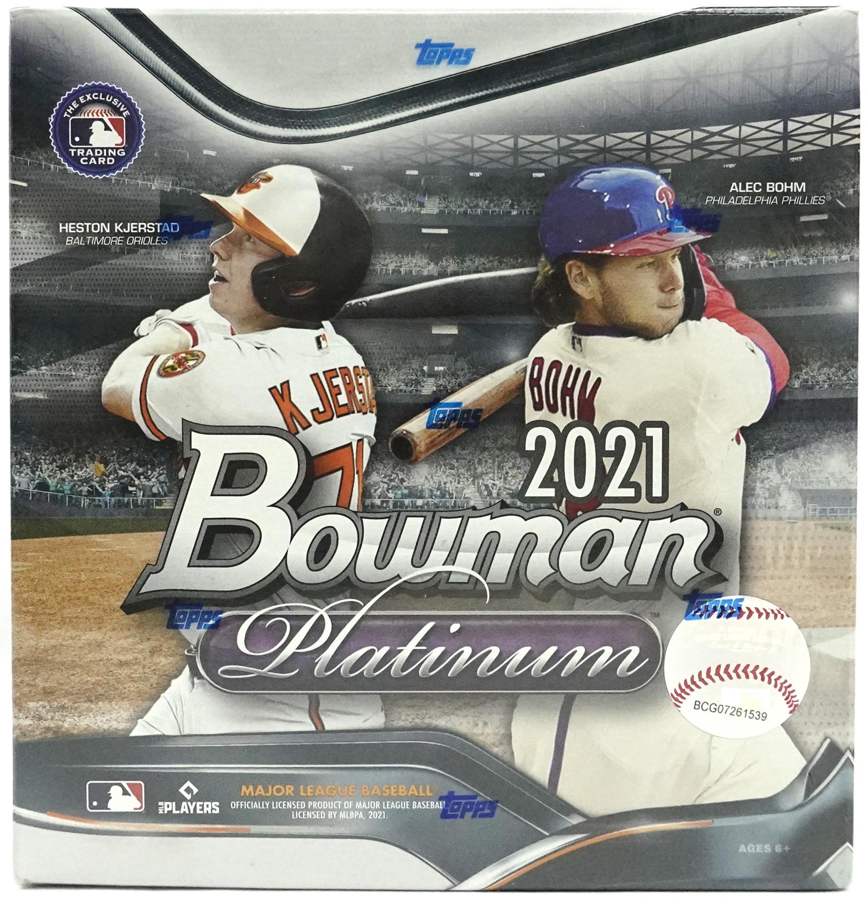 2021 Bowman Platinum Baseball Mega Box DA Card World