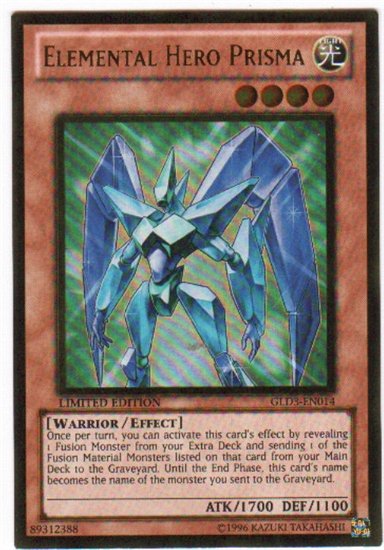 Yu-Gi-Oh Gold Series 3 Single Elemental Hero Prisma (GLD3-EN014) | DA ...