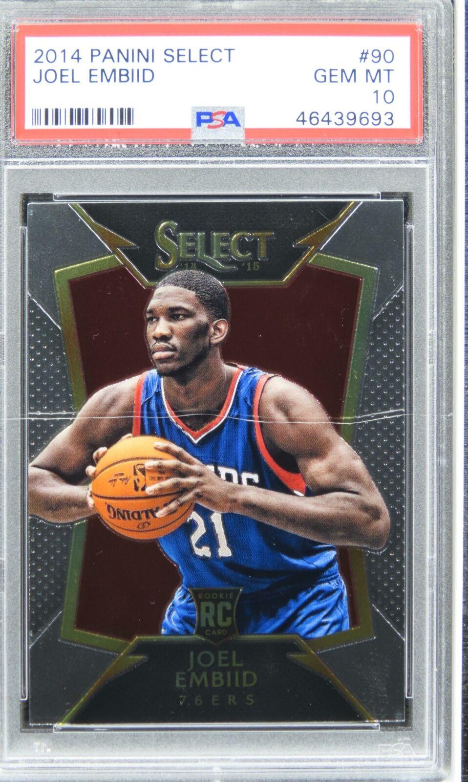 2014 15 Panini Select Joel Embiid Psa 10 Card #90 