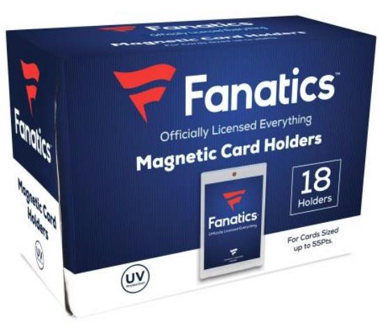 Fanatics Magnetic Card Holder 55pt. (18 Count Box) | DA Card World
