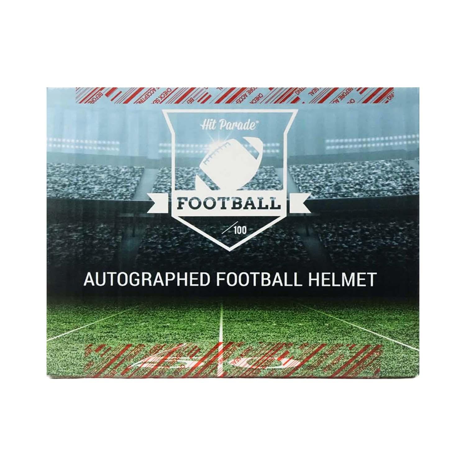 Leaf Mystery Signed Mini Football Helmet Sealed Box