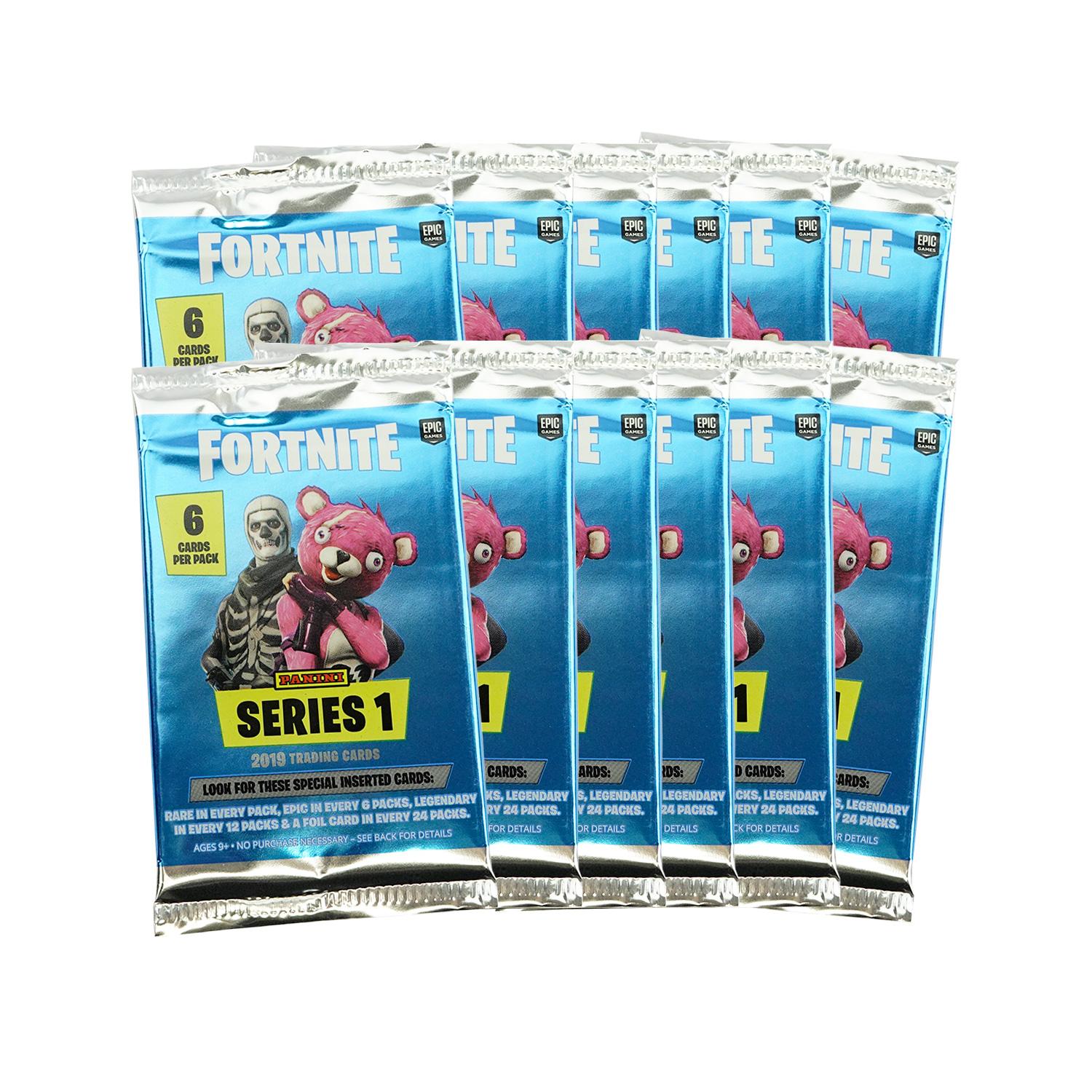 2019 Fortnite Series 1 Trading Cards Mega Pack (Lot of 12) DA Card World