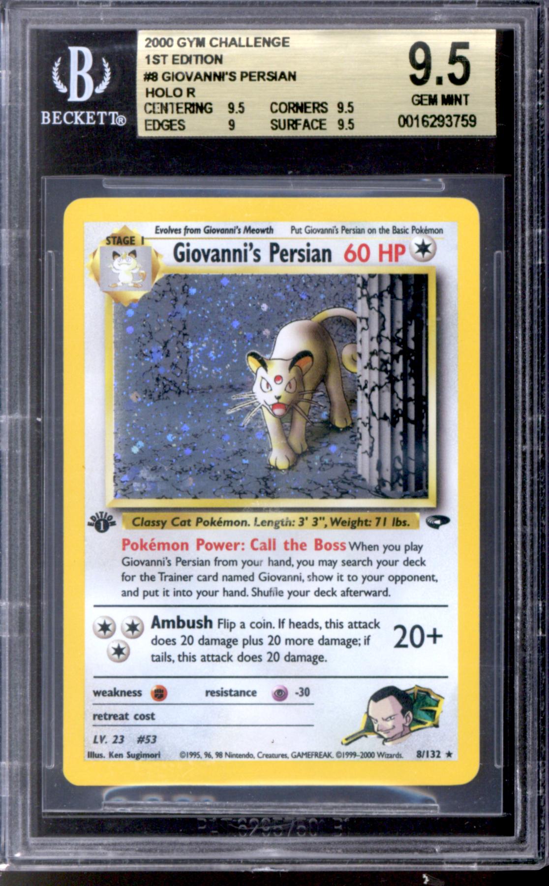 giovanni persian pokemon card Team Rocket Persian Pokémon Card SR 118/098 Glory of the Team Rocket  Japanese SV10 – Hikaru