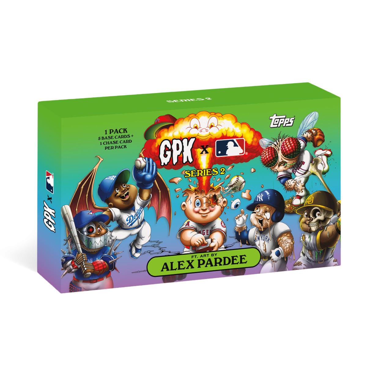 MLB x Garbage Pail Kids Series 2 by Alex Pardee 1 Pack Box (Topps