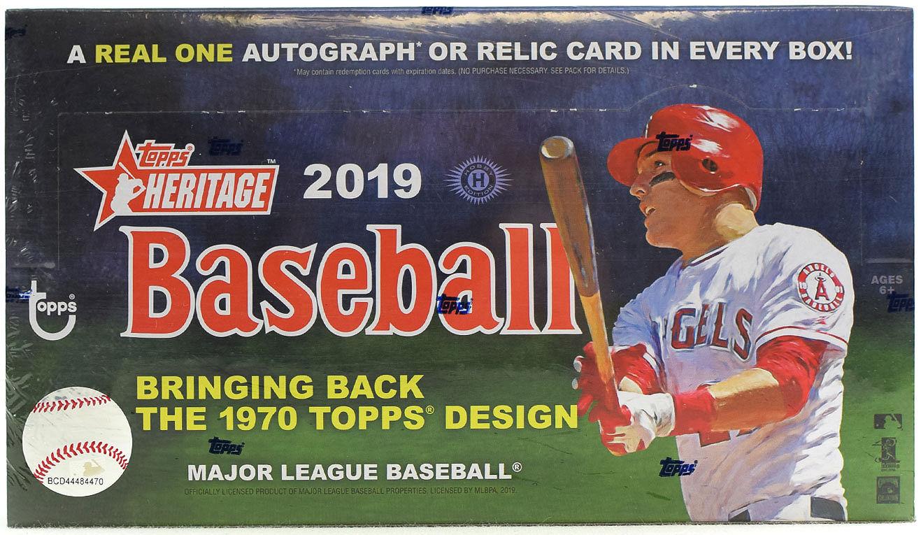 2019 Topps Heritage Baseball Hobby Box | DA Card World